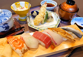 にぎり寿司御膳 1,800円（税込1,980円）
