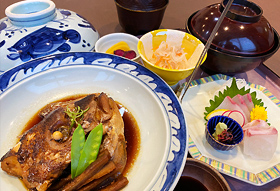 あらだき刺身御膳 1,800円（税込1,980円）